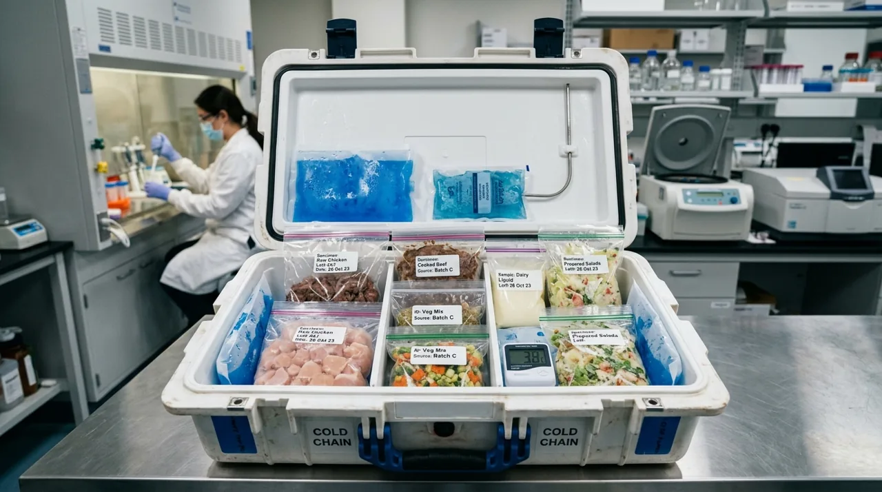 Analyse microbiologique de produits de pâtisserie
